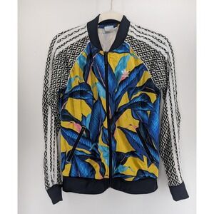 Adidas x FARM Rio Birds of Paradise Women Track Jacket Small